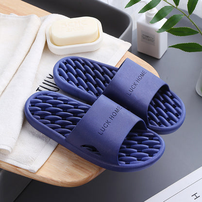 Home Plastic Couple Hotel Slippers