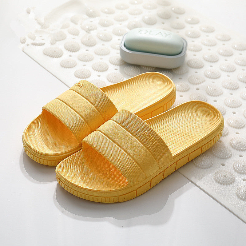 Non-slip home bathroom slippers