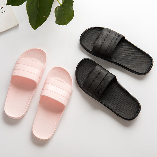 Non-slip home bathroom slippers