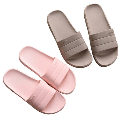 Non-slip home bathroom slippers