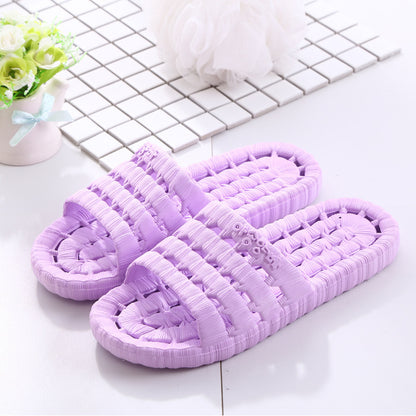 Home Plastic Couple Hotel Slippers