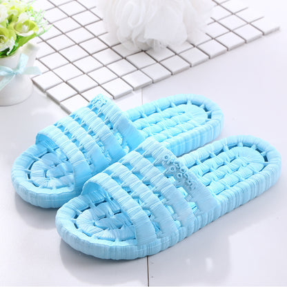 Home Plastic Couple Hotel Slippers