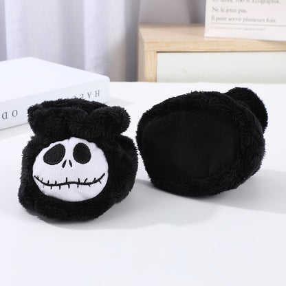 Creative Cartoon Halloween Cute Skull Slippers