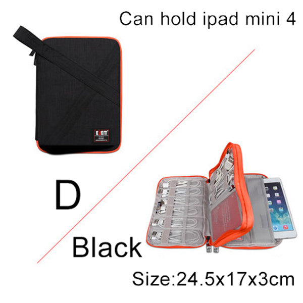 Cable Organizer Electronics Accessories Cases Gadget Bag For USB