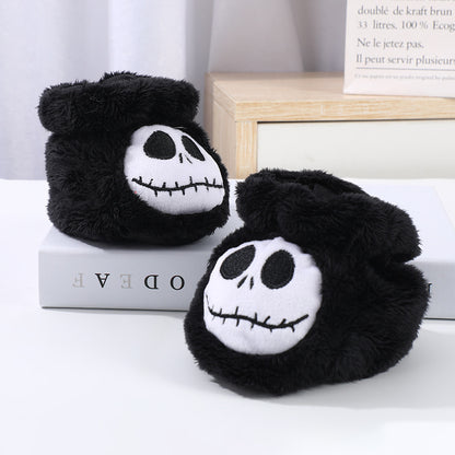 Creative Cartoon Halloween Cute Skull Slippers