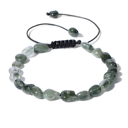 Natural Stone Traveling Irregular Beads Woven Bracelet