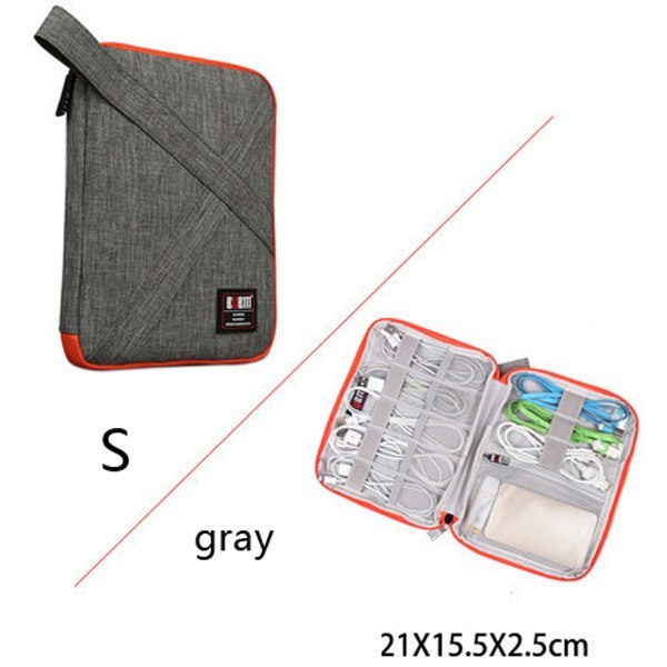 Cable Organizer Electronics Accessories Cases Gadget Bag For USB