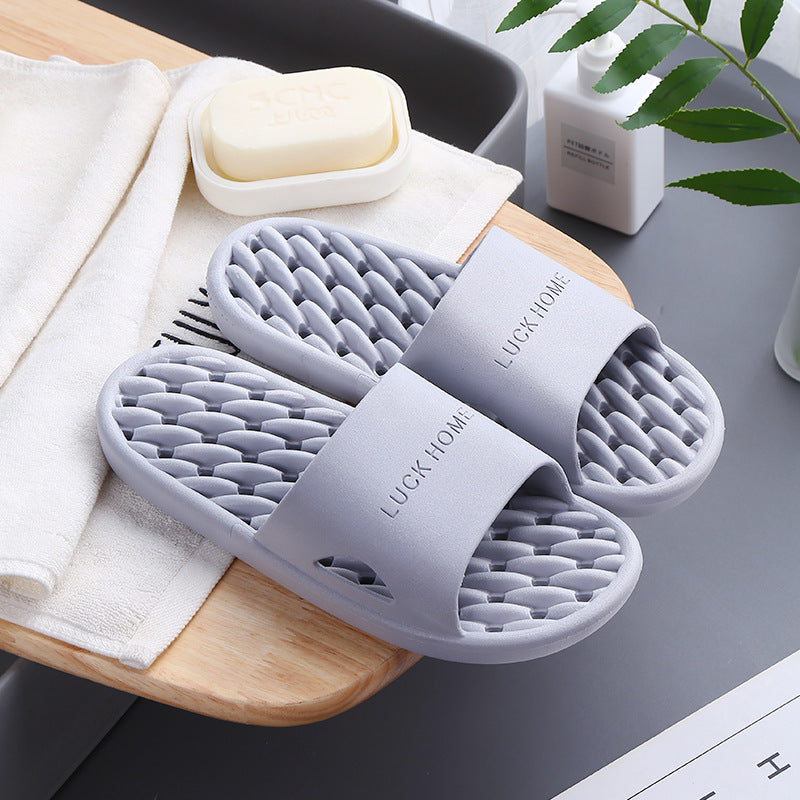 Home Plastic Couple Hotel Slippers