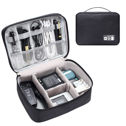 Electronics Organizer Travel Cable Organizer Bag Waterproof Portable Digital Storage Bag