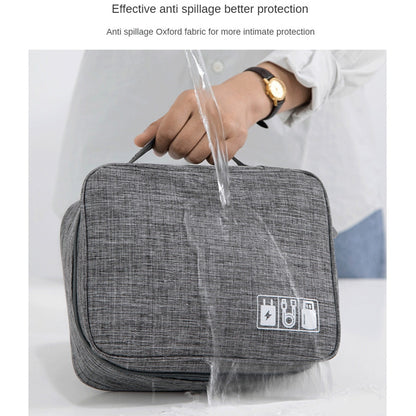 Electronics Organizer Travel Cable Organizer Bag Waterproof Portable Digital Storage Bag