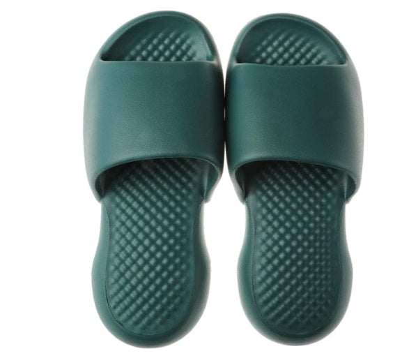 Rubber-plastic High-elastic Slippers Home Casual Slippers