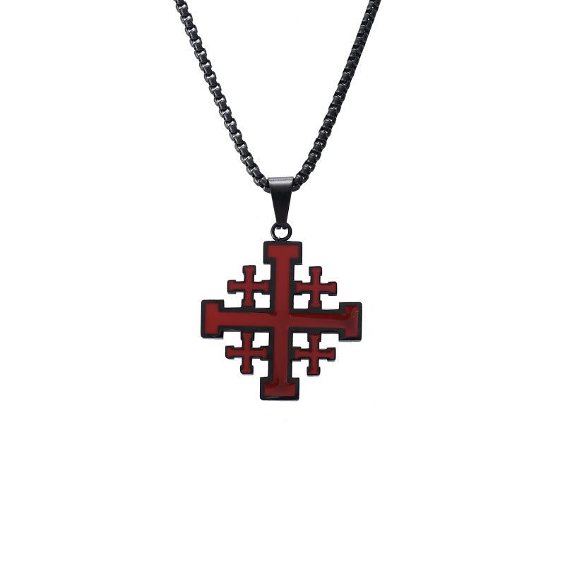 Cross Stainless Steel Hip Hop Necklace