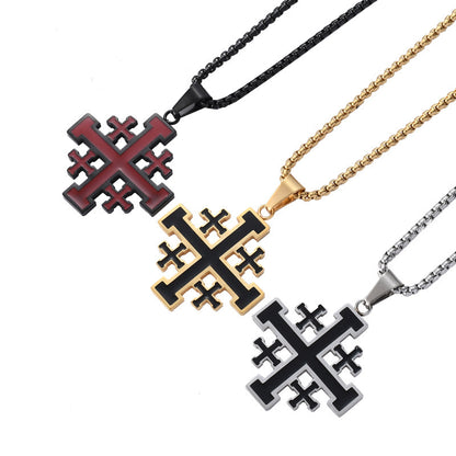 Cross Stainless Steel Hip Hop Necklace