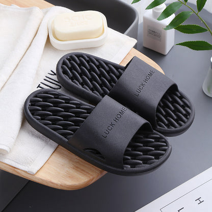 Home Plastic Couple Hotel Slippers